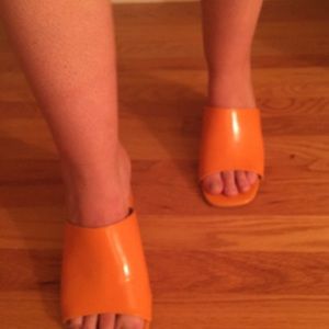 Orange mules